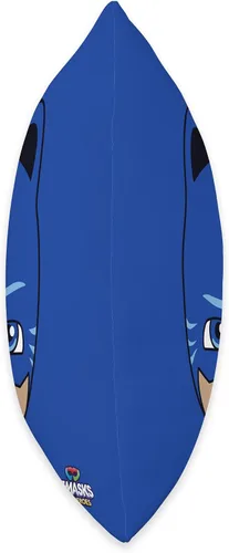 Miniatura 2 de PJ Masks Power Heroes Catboy Sassy Big Face - Almohada de retrato de 16 x 16 pulgadas, multicolor