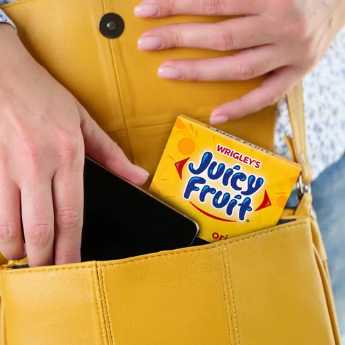 Miniatura 4 de Juicy Fruit Gum Goma de mascar original de burbujas, 15 piezas (paquete de 10)
