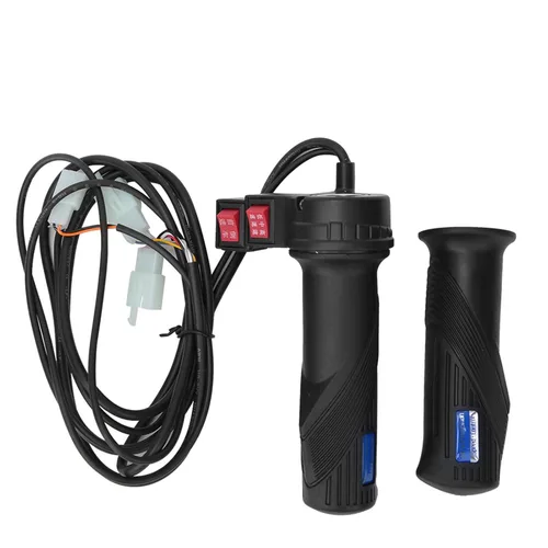 Miniatura 8 de Empuñadura de velocidad para scooter, acelerador de acelerador de mango de gas de 3 velocidades para scooter eléctrico con engranaje de avance