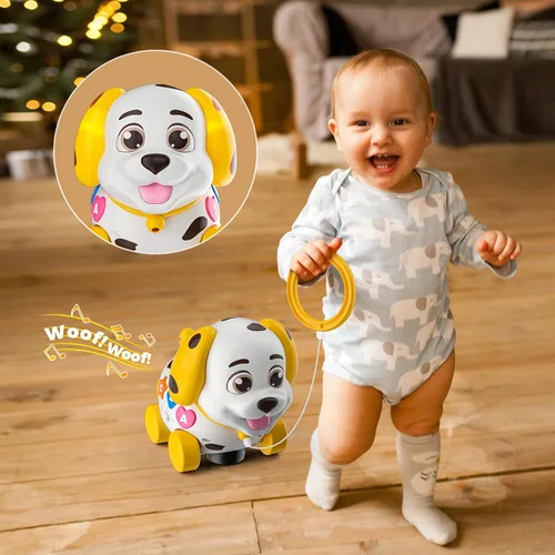Miniatura 5 de Juguetes para bebés de 6 a 12 meses, regalo de primer cumpleaños para niños de 1 año, juguete musical para gatear y caminar, juguete para cachorros