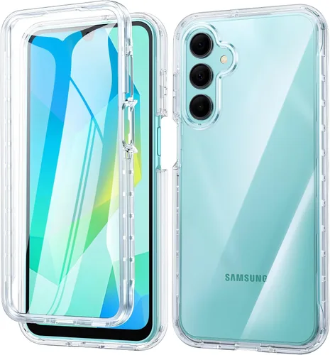 Miniatura 14 de FNTCASE Funda para Samsung Galaxy A15-5G: Funda para teléfono con protector de pantalla incorporado Funda protectora de silicona para teléfono