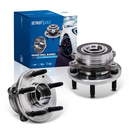 Miniatura 28 de Detroit Axle - Bujes de rodamiento de rueda delantera 4WD para Toyota 4Runner FJ Cruiser Tacoma Lexus GX460 GX470, rodamientos de rueda de repuesto