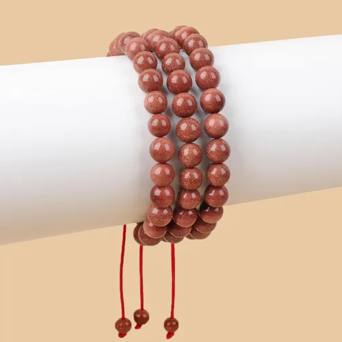 Miniatura 83 de AD Beads Pulseras de piedras preciosas unisex de 0.315 pulgadas (0.315 in), macramé curativo ajustable de 7 a 9 pulgadas Usa esta pulsera