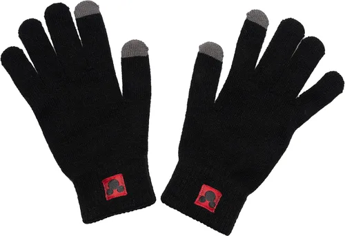 Miniatura 7 de Disney Adult Knit Beanie Hat and Texting Glove Set Mickey Minnie Mouse Print