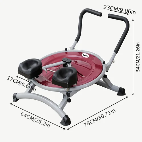 Miniatura 9 de Ab Circle Pro Fitness Turntable Entrenador Abdominal - Equipo de Core para Gimnasio en Casa con Almohadilla Arrastrable Rotatoria