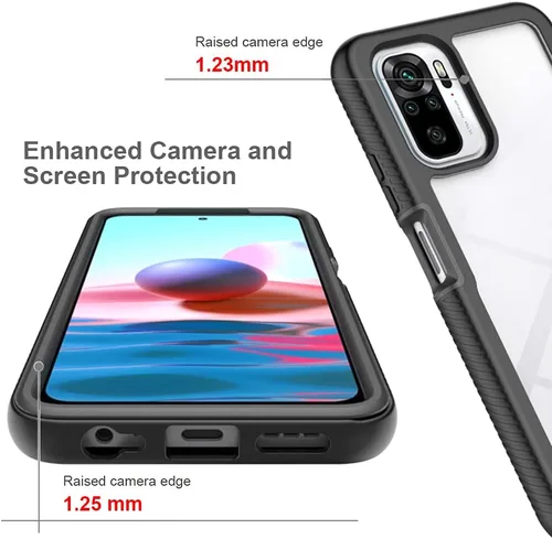 Miniatura 5 de Funda de parachoques para Xiaomi Redmi Note 10S, protección de doble capa para Xiaomi Redmi Note 10S, parachoques delantero de PC + contraportada