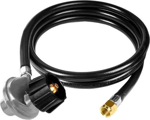 Miniatura 10 de Manguera Universal de Propano con Regulador, Regulador de Parrilla de Gas y Piezas de Repuesto de Manguera para Parrilla de Gas Weber, Parrillas