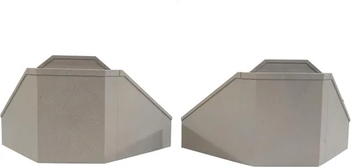 Miniatura 3 de Walthers Cornerstone Puente de ferrocarril de doble vía Pilar concreto pkg(2) 933-4553 HO Escala Modelo Ferrocarril - Kit de estructura