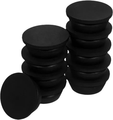 Miniatura 8 de Juego de tapones redondos de goma de 10 piezas, tapones de goma sólida duraderos para tapón de drenaje, aire acondicionado y otras necesidades