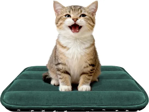 Miniatura 19 de Alfombrilla para Cama de Perro – Almohadilla de Perrera Suave y Cómoda para Jaula – Cama y Almohadilla Duradera para Perros y Gatos – Ideal para Gris