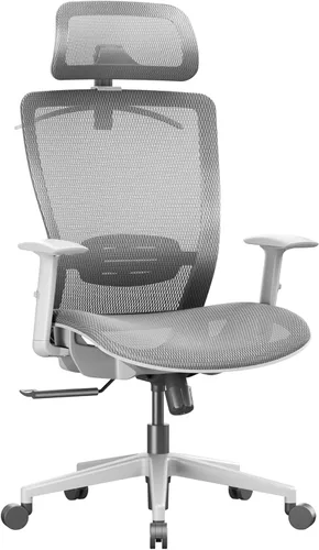 Miniatura 10 de FLEXISPOT Silla de oficina ergonómica con reposapiés, silla de computadora de malla de respaldo alto, sillas de escritorio para oficina en casa