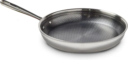 Miniatura 9 de T-fal HybridMesh - Juego de utensilios de cocina de 3 piezas de acero inoxidable de tres capas, 8, 10.25, 12 pulgadas, apto para horno de inducción