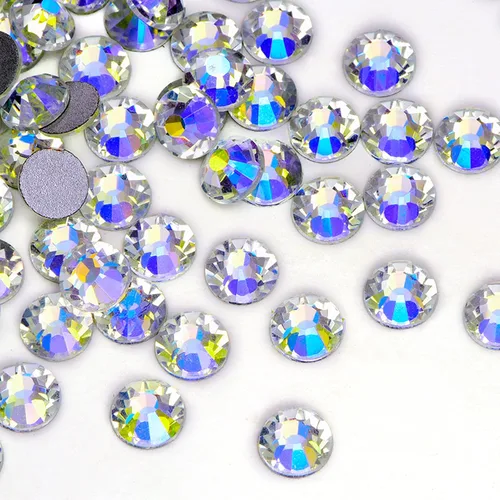 Miniatura 3 de Towenm 720 diamantes de imitación de cristal con parte trasera plana, SS20 de 0.189 in con parte trasera plana para ropa de manualidades, arte