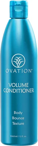 Ovation Hair Acondicionador de volumen – Acondicionador ligero para cabello fino – 12 oz – Enjuague ligero para cabello voluminoso y con volumen –