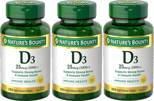 Miniatura 8 de Nature's Bounty Vitamina D3 1000 100 mg Geles blandos, 120