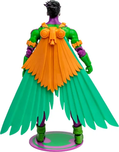 Miniatura 7 de McFarlane Toys - DC Multiverse Red Robin (Jokerized) Gold Label, figura de acción de 7 pulgadas