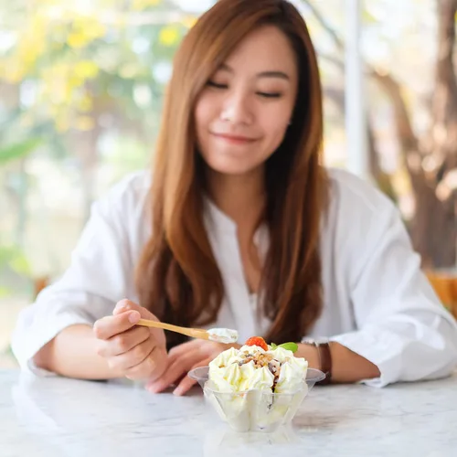 Miniatura 4 de Paquete de 200 tazones de plástico para helado de 8.5 onzas, cuencos de plástico transparente para postre para helado, aperitivos, frutas, ensalada