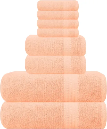 Miniatura 20 de GLAMBURG - Juego de 12 toallas faciales ultrasuaves de 13 x 13 pulgadas, 100% algodón, duraderas y altamente absorbentes, ideales para baño, cocina