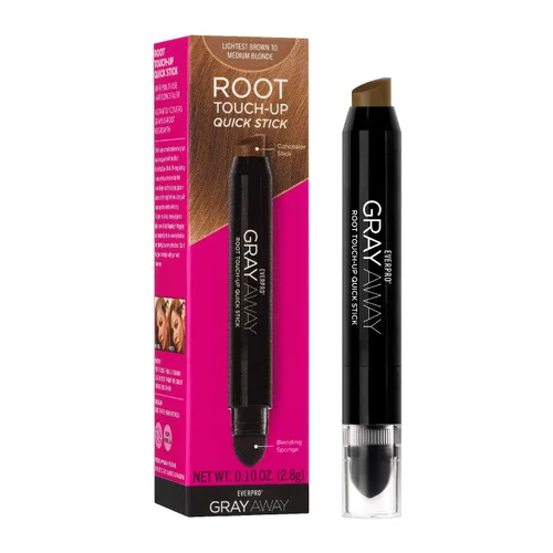 Miniatura 11 de EVERPRO Gray Away Root Touchup Quick Stick, Negro/Marrón Oscuro, 0.1 Oz