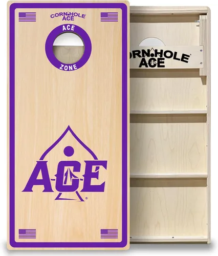Miniatura 15 de CornholeAce ACE PRO Tablas de Cornhole profesionales, sin rebote, patas anchas triples, madera contrachapada de abedul báltico de 3/4 pulgadas, Verde
