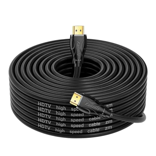 Miniatura 17 de Cable HDMI 4K de 20 pies, cables HDMI 2.0 de alta velocidad y 4K a 60Hz 2K 1080P, conectores chapados en oro de ultra alta velocidad, cable hdmi