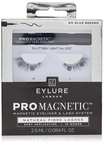 Miniatura 10 de Eylure PROMAGNETIC - Kit de delineador de ojos y pestañas, no 117 pestañas de fibra natural, color negro