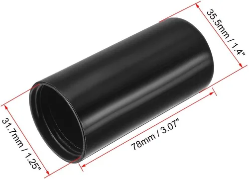 Miniatura 2 de uxcell Tapa de batería Mic Batería Tornillo en Tapa Tapa Tapa Inalámbrica Negro 2