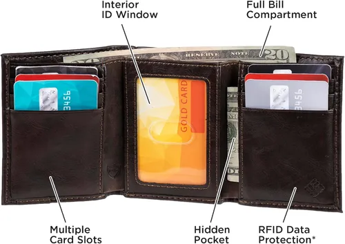 Miniatura 24 de Columbia Billetera triple RFID para hombre