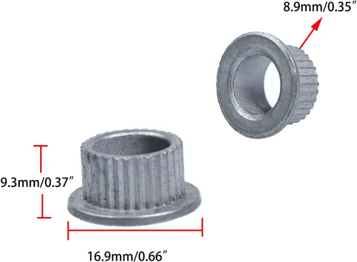 Miniatura 3 de Kit de reparación de pasador de bisagra de puerta y buje compatibles con Chevy GMC C1500 C2500 K1500 K2500 K2500 K3500 Suburban Tahoe Jimmy Yukon