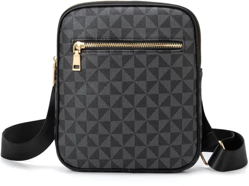 Bolso cruzado para hombre, bolso de hombro para hombre para ir al trabajo, bolso de viaje Bolso de trabajo para hombre pequeño