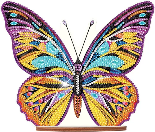 Miniatura 8 de Kits de adornos de escritorio de pintura de diamante para adultos, ángel mamá, sosteniendo bebé, arte de diamante por números, decoraciones