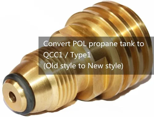 Miniatura 3 de DOZYANT Manguera de propano de 12 pies con medidor, incluye adaptador de tanque que convierte tanque LP POL de 100 libras a QCC1 para parrilla