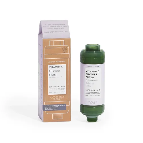 Miniatura 11 de VOESH Filtro de ducha con vitamina C, niebla de selva tropical, aromaterapia de ducha, purificador de agua, suavizante de agua, probióticos veganos