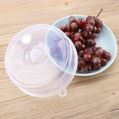 Miniatura 5 de Cubierta lavable para placa de microondas, tapa de placa de microondas, silicona para accesorios de horno de microondas, tapas de utensilios