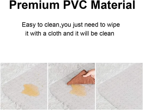 Miniatura 7 de Azadx Tapete transparente para silla de oficina para suelos de moqueta bajos, estándar y sin pelusas, tapete de plástico para silla de escritorio