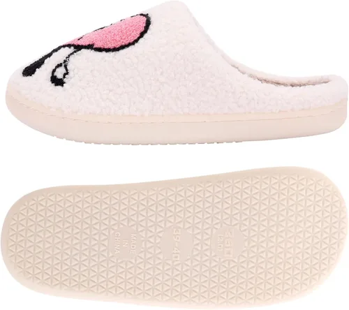 Miniatura 2 de Qubuwalk Christmas Elk Slippers Bad Cute Bunny Slippers Warm Fuzzy Slippers Cozy House Slippers for Women Men Slip-on Indoor Outdoor Slippers