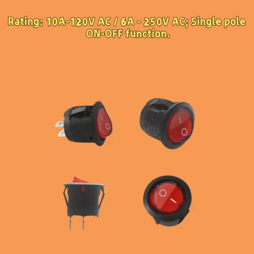Miniatura 5 de Paquete de 3 interruptores de encendido y apagado 440003992 270046001 compatibles con Hoover Windtunnel UH70815 UH70819 UH70821 UH70829 UH70832