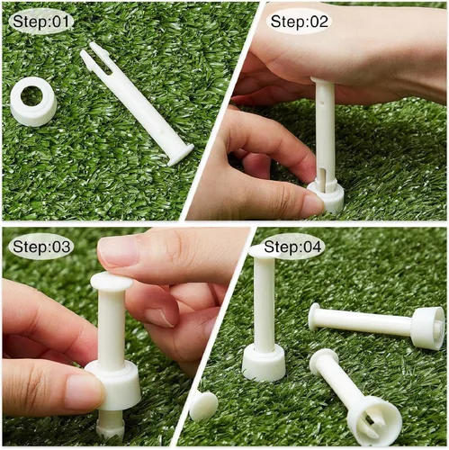 Miniatura 5 de Shappy 36 pines de plástico para juntas de piscina con sellos, clips de piezas de piscina de verano para piscinas sobre el suelo, piezas de repuesto