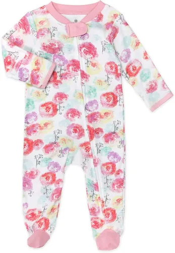 Miniatura 3 de HonestBaby Baby Girls' 2-Pack Organic Cotton Footed Pajama Sleep & Play