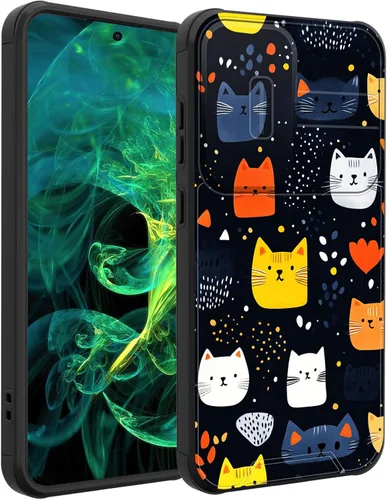 Miniatura 134 de Funda para Galaxy A16 5G con cubierta para cámara deslizante, resistente de doble capa, híbrida, a prueba de golpes, funda protectora resistente