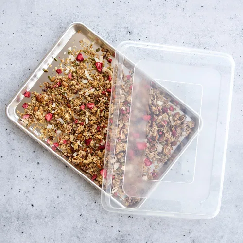 Miniatura 3 de Nordic Ware Naturals Media hoja con tapa