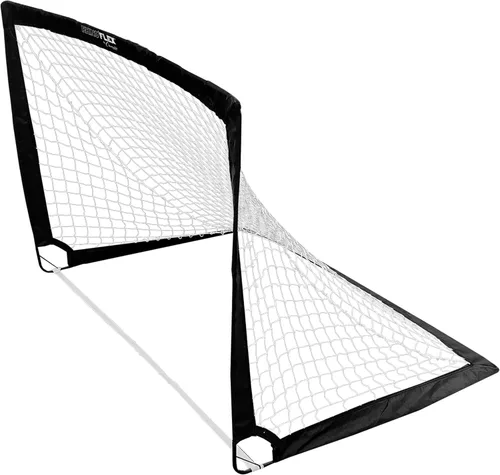 Miniatura 3 de Rhino Flex 4'x 3' Portable Soccer Goal by Champion Sports – Durable, Lightweight, Foldable with Carry Bag and Ground Stakes for Backyard, Park, or