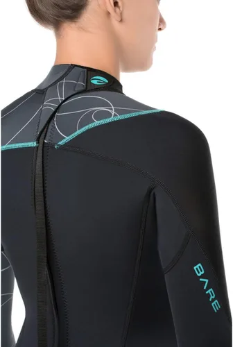 Miniatura 6 de BARE Traje de neopreno completo Elate de 0.276 in para mujer, cómodo material de neopreno de alta elasticidad, manga larga, ideal para todos