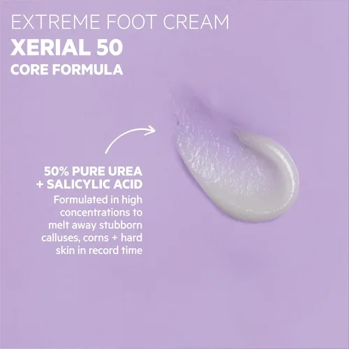 Miniatura 2 de SVR - Xerial 50 Extreme Foot - Crema hidratante intensa para pies con 50% de urea - Para pies, manos, codos y rodillas ásperos y secos - Ofrece