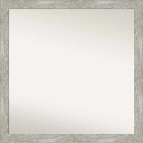 Miniatura 65 de Amanti Art Espejo de baño gris para sobre el fregadero, 31 x 48 pulgadas, espejo de tocador rectangular estrecho de color gris, marco de madera