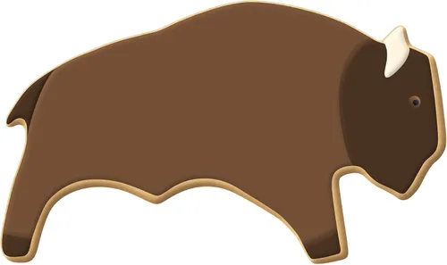 Miniatura 2 de Cortador de galletas Buffalo de 4.5 pulgadas, fabricado en los Estados Unidos, cortador de galletas Foose de acero estañado, molde para galletas