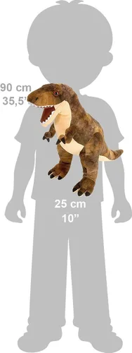 Miniatura 2 de Wild Republic T-Rex Peluche, Animal de Peluche de Dinosaurio, Juguete de Peluche, Regalos para Niños, Dinosauria 10 Pulgadas