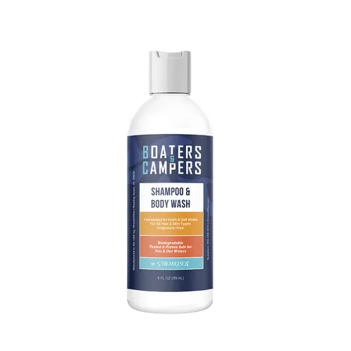 Miniatura 9 de STREAM 2 SEA Acondicionador para el cabello Boaters and Campers, seguro para arrecifes de 4 onzas, sin fragancia, acondicionador natural