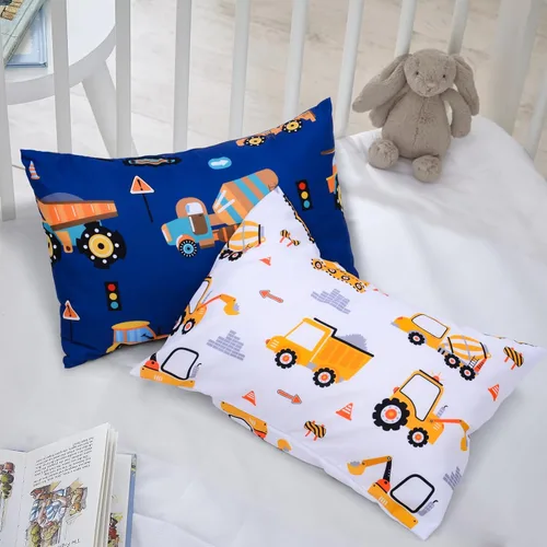 Miniatura 95 de UOMNY - Juego de 2 fundas de almohada para niños, 100 % algodón, funda de almohada, para almohadas de 5.1 x 7.1 pulgadas Búho