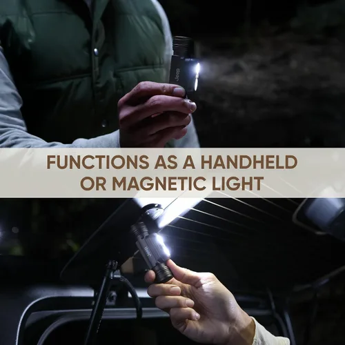 Miniatura 5 de Linterna frontal Energizer Jeep HM-2000 recargable, lámpara de cabeza con fuente de alimentación híbrida, resistente al agua IPX4, linterna frontal